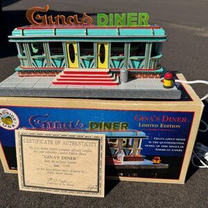 1995 Lefton's Roadside USA-Gina's Diner-Limited Ed.-Excellent/Mint Con-Very Rare